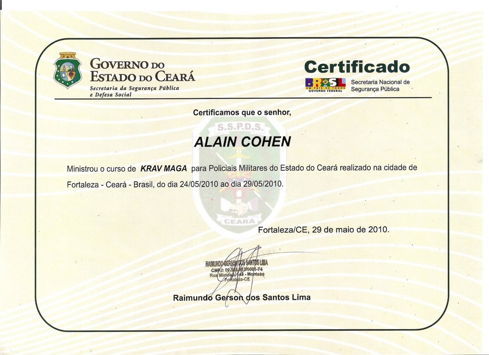 BRASIL SECURITY MINISTRY
