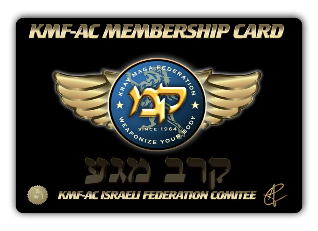 Krav Maga membership card